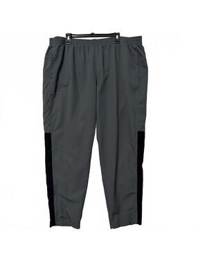 Under Armour Vital Woven Pants Men's 3XL Loose Gray Track Pants Mesh Lined